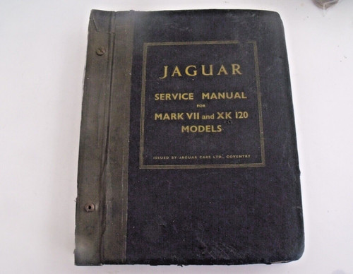 Scarce jaguar service manual - scarce,