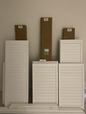 White Plantation Shutter Blinds Multiple Sizes