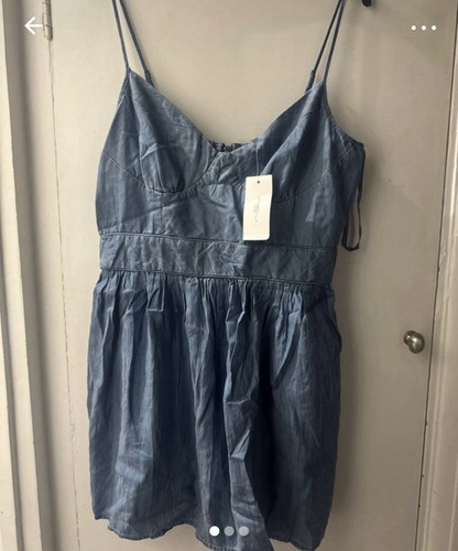 Denim sundress size newlook - denim, 16