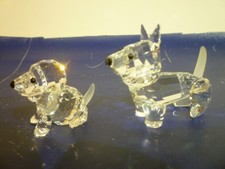 SWAROVSKI CRYSTAL SCOTTISH TERRIER & BEAGLE PUPPY