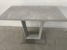 Furniture Village Grigio Bar Table Ceramic Marble Effect Grey RRP £839