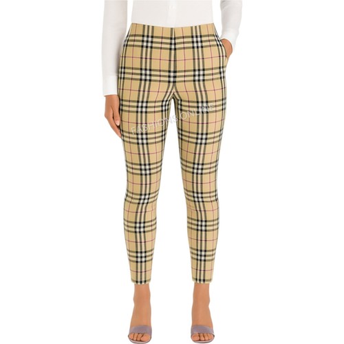 Ladies womens leggings checked - leggings,