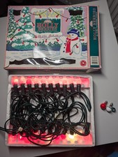 Noma 20 Holly Berries Christmas Lights Berry Cherry Indoor Vintage Style CB30