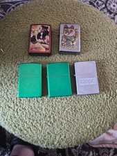 Zippo Lighters X 5 Maneki Neko