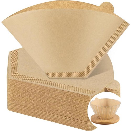 100pcs unbleached coffee - 100pcs,