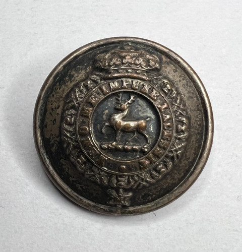 Antique livery button stag - button,