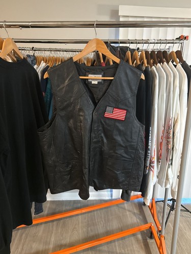 Vintage leather men biker - vintage, men's