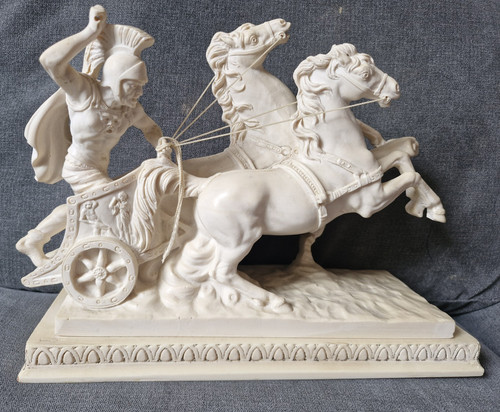 Roman chariot horse santini - a,