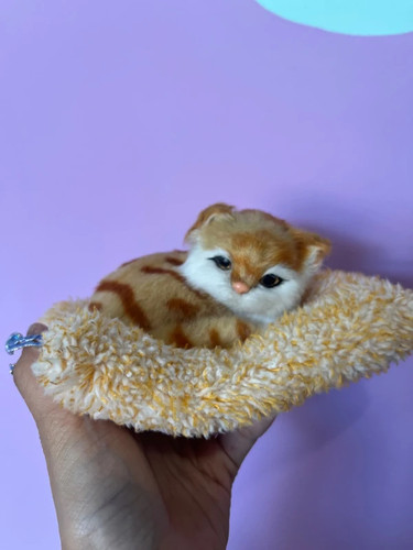 Vintage yellow tabby ginger - yellow,