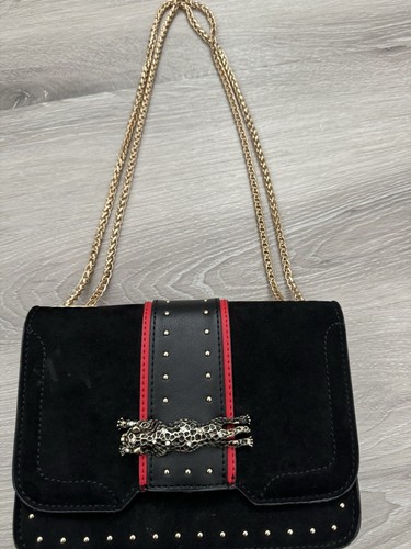 Black suede tiger - suede, topshop