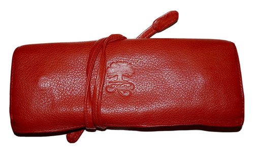 Kiawah red leather jewelry - leather,