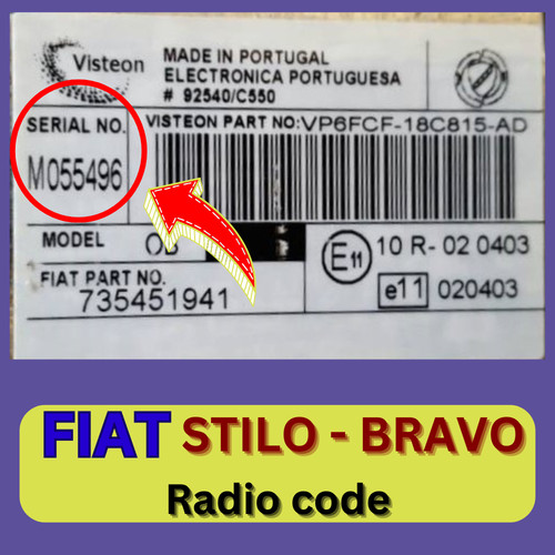 Unlock pin code provided - unlock, fiat