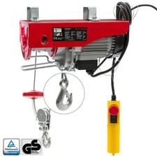 AREBOS Electric Cable Winch Motor Winch Cable Hoist Winch 300-600kg