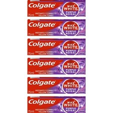 6 x Colgate Max White Purple