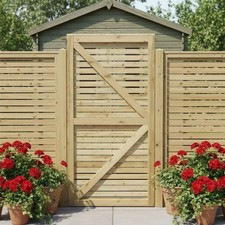 Roma Slatted Garden Gate