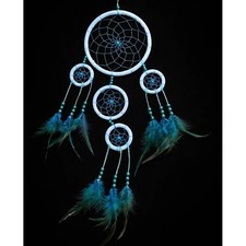 Large Blue Dream Catcher Wall