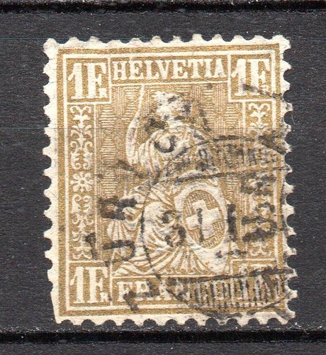 Switzerland seated helvetia - switzerland,