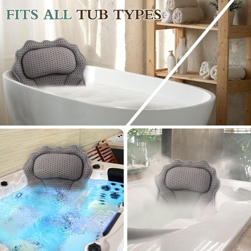 Bath pillow ergonomic - ergonomic, luxury