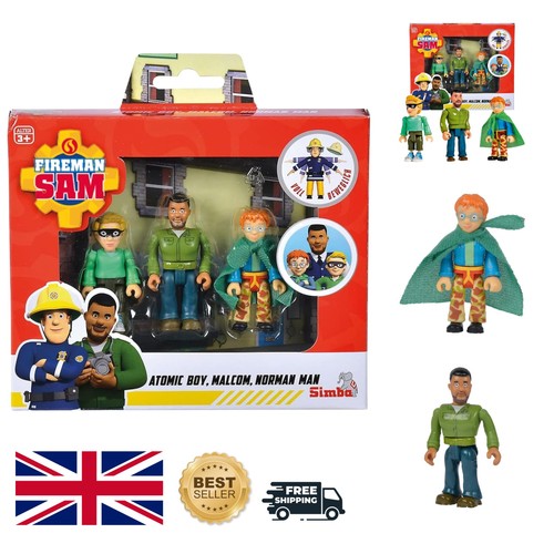 Fireman sam characters - fireman, set