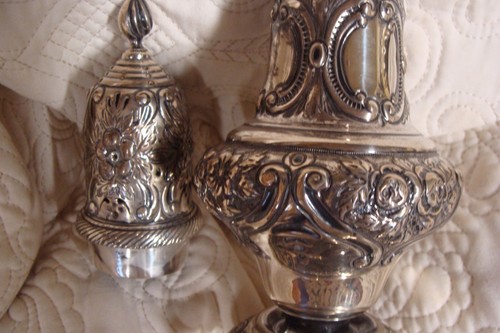 Silver hallmarked sugar - silver, hallmarked,