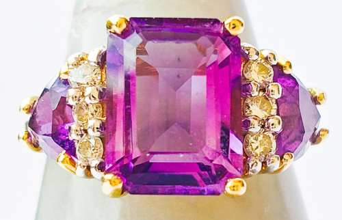 Bogarz inc 14k gold amethyst - 14k, &