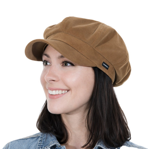 Baker boy hat - baker, brown