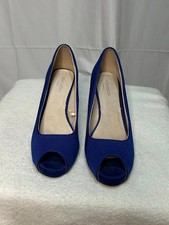 Monsoon royal blue peep toe