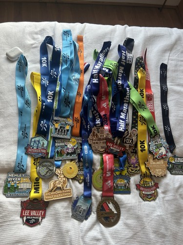 Running medals - running,