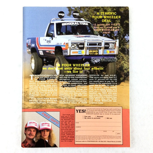 Four wheeler magazine 80s - four,