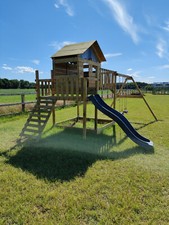 Wickey Children's climbing frame, slide and swings £550.