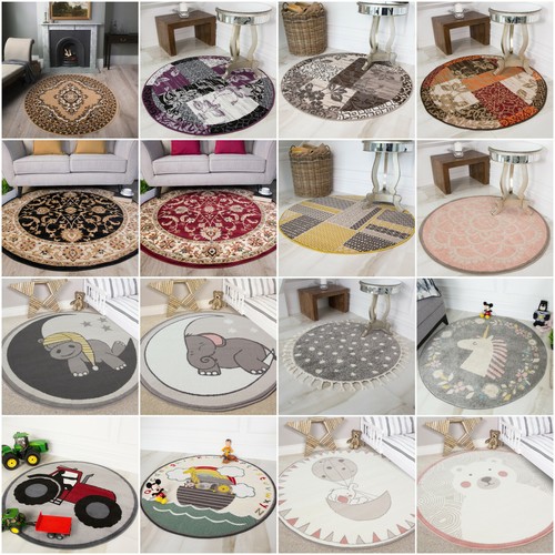 Round circle floor rug - circle,