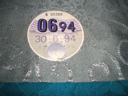 Tax disc - tax, disc...06
