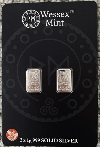 Wessex mint 2x1g 999 fine - wessex,