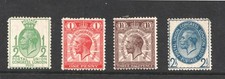 GB KGV 1929 Postal Union Congress Set of 4 SG434 - SG437 Mint Hinged