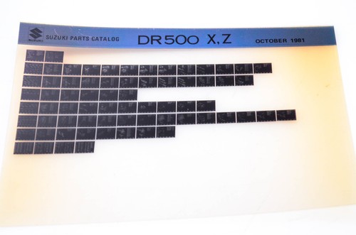 Oem suzuki dr500 - oem,