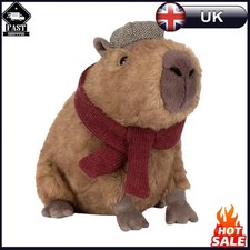 Jelly/cat Clyde Capybara Christmas Plush Doll Toy Tags +Dust Bag Party Xmas Gift