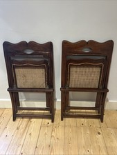 Pair Dark Wood Colonial