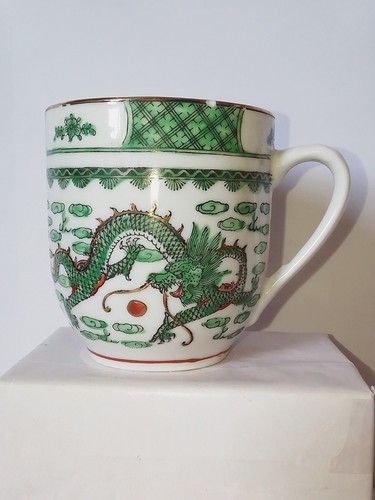 Vintage chinese green dragon - chinese,