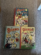 2 1950s Beano Booke And A Dandy Monster Comic