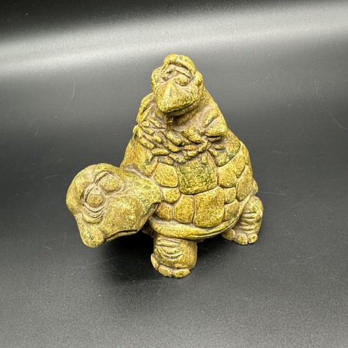 Vintage figurine turtle bird - vintage,
