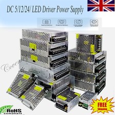 IP20 LED Driver AC240V to DC5/12/24V 15-720W Switch Power supply Transformer PSU
