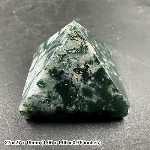 Tree agate pyramid - pyramid, mineral