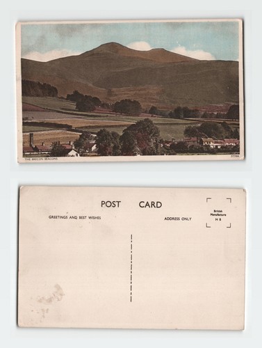 Vintage postcard brecon - vintage,
