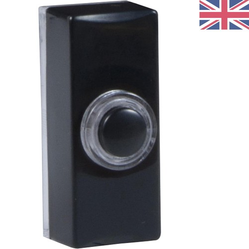 Sleek black illuminated bell - black,