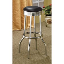 Black and Chrome Bar Height