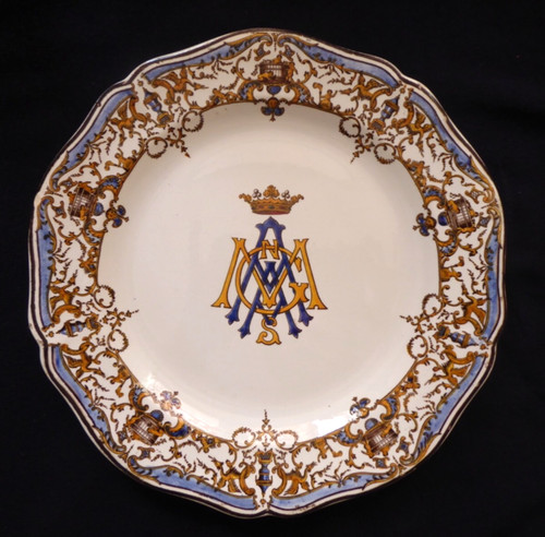 Antique gien french - gien, faience