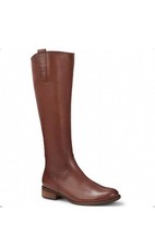 Gabor Brook Slim Gabor Calf Fit Leather Riding Boots-Tan Size UK 6, XS Calf