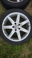Mercedes-Benz w203 c-class coupe alloy wheels x2 rear A2034012402