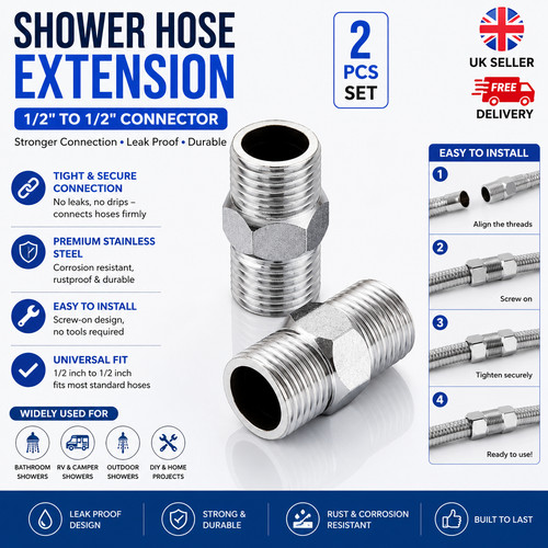 2pcs universal shower hose - 2pcs,