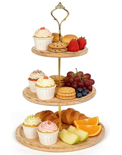 Tier wooden cake - 3,